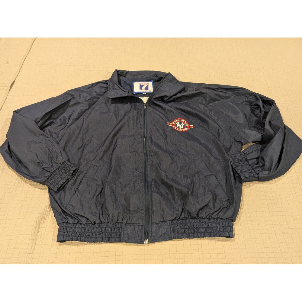 Vintage 1998 New York Yankees World Series Champions Logo 7 Jacket Mens XL